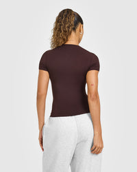 Mellowâ„¢ Soft Short Sleeve T-Shirt | Plum Brown