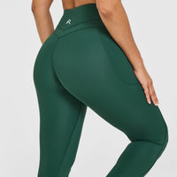 Unified High Waisted Pocket Leggings | Racing Green