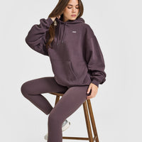 Foundations Oversized Hoodie | Umber Brown