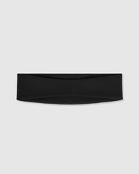 SoftMotion™ Headband with White Logo | Black