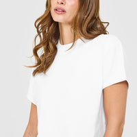 Cotton Relaxed T-Shirt | White