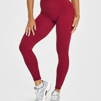 SoftMotion™ High Waisted Leggings | Ruby Red