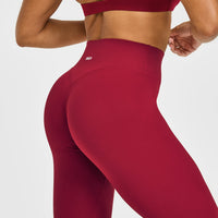 SoftMotion™ High Waisted Leggings | Ruby Red