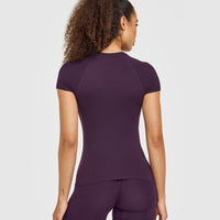 Go To Seamless Fitted Top | Blackberry Purple