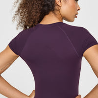 Go To Seamless Fitted Top | Blackberry Purple