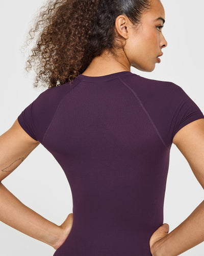 Go To Seamless Fitted Top | Blackberry Purple
