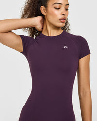 Go To Seamless Fitted Top | Blackberry Purple