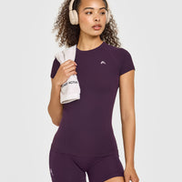 Go To Seamless Fitted Top | Blackberry Purple