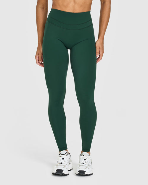 Oner Modal Unified High Waisted Leggings | Racing Green