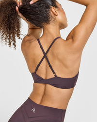 Unified Micro Bralette | Dark Umber Brown