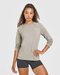 Go To Seamless Loose Long Sleeve Top | Warm Sand