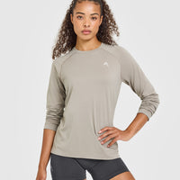 Go To Seamless Loose Long Sleeve Top | Warm Sand