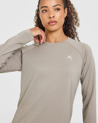 Go To Seamless Loose Long Sleeve Top | Warm Sand