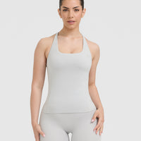 Timeless Square Neck Vest | Light Grey