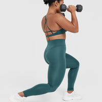 Timeless High Waisted Leggings | Marine Teal