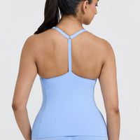 Timeless Square Neck Vest | Powdered Blue