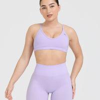 Timeless Strappy Bralette | Lavender Purple