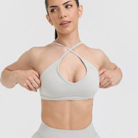 Timeless Strappy Bralette | Light Grey