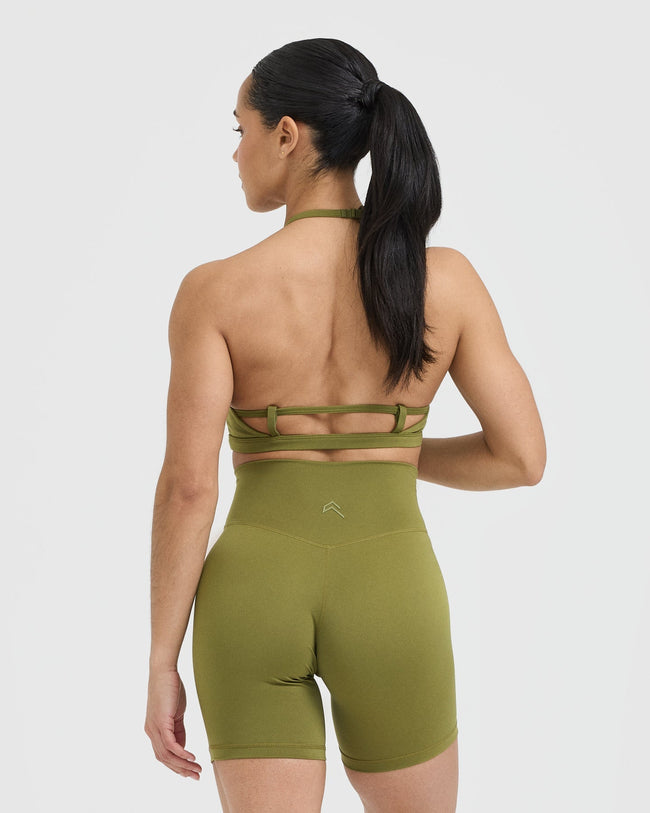 Timeless Strappy Bralette | Olive Green