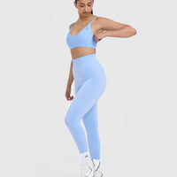 Timeless Strappy Bralette | Powdered Blue