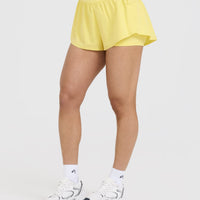 Unified Double Layer Shorts 5" | Lemon Yellow