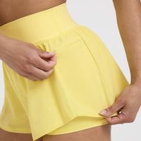 Unified Double Layer Shorts 5" | Lemon Yellow