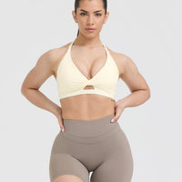 Unified Twist Sports Bra | Off White