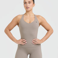 Unified V-Neck Cross Back Vest | Minky