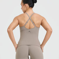 Unified V-Neck Cross Back Vest | Minky