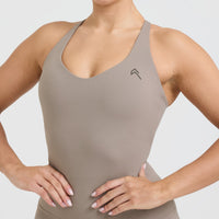 Unified V-Neck Cross Back Vest | Minky