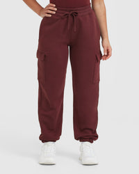 All Day Cargo Joggers | Mulled Wine