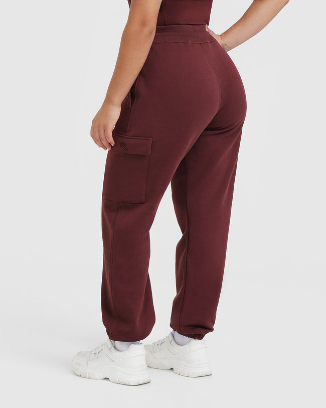All Day Cargo Joggers | Mulled Wine