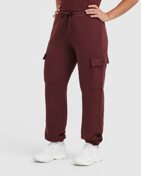 All Day Cargo Joggers | Mulled Wine