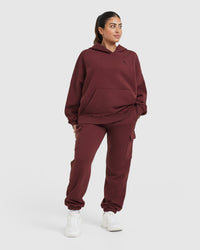 All Day Cargo Joggers | Mulled Wine