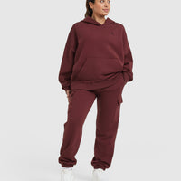All Day Cargo Joggers | Mulled Wine