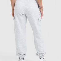 All Day Est 2020 Cargo Joggers | Light Grey Marl