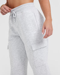 All Day Est 2020 Cargo Joggers | Light Grey Marl