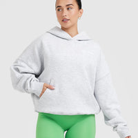 All Day Est 2020 Oversized Hoodie | Light Grey Marl