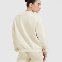 All Day Est 2020 Oversized Sweatshirt | Vanilla