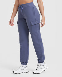 All Day Lightweight Cargo Joggers | Slate Blue