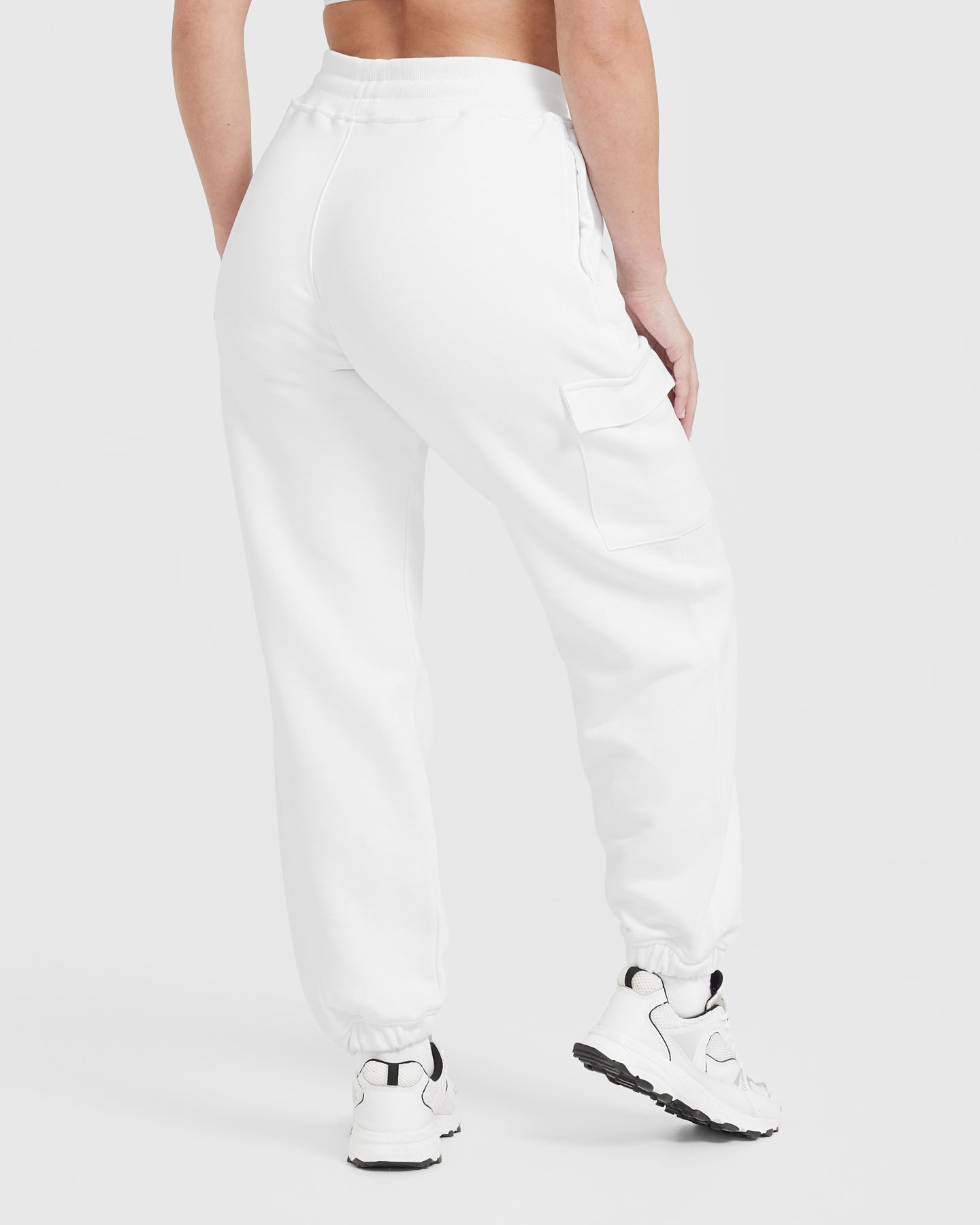 All Day Lightweight Cargo Joggers | White