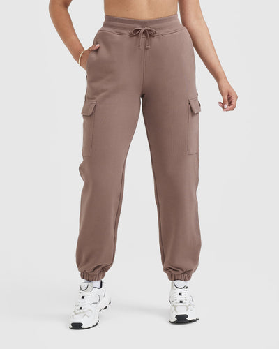 All Day Lightweight Cargo Joggers | Cool Brown