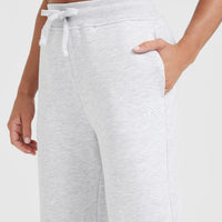 All Day Straight Leg Joggers | Light Grey Marl