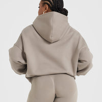 All Day Varsity Oversized Hoodie | Minky