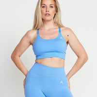 Classic Seamless Sports Bra | Blue Marl