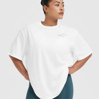 Classic Lifters Graphic Oversized Lightweight T-Shirt | White