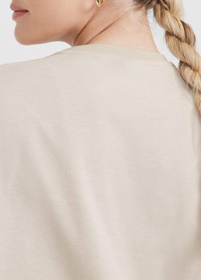 Classic Oversized Lightweight T-shirt | Washed Sand