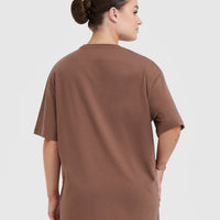 Classic Oversized Lightweight T-Shirt | Chestnut