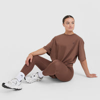 Classic Oversized Lightweight T-Shirt | Chestnut