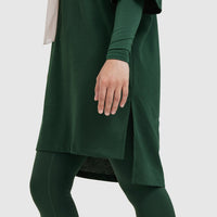 Classic Oversized Longline T-Shirt | Pine Green